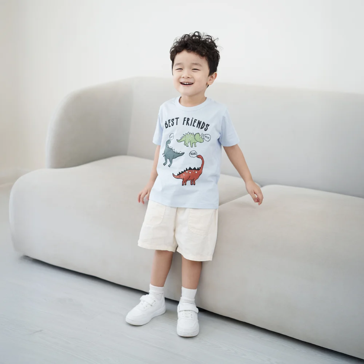 Animo Easy Baby Boys’ Dinosaur Short-Sleeve T-Shirt