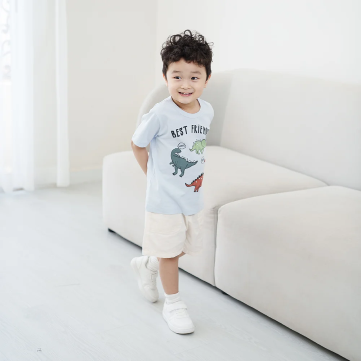 Animo Easy Baby Boys’ Dinosaur Short-Sleeve T-Shirt