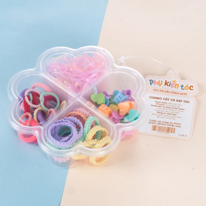 Animo Hair Tie & Clip Combo