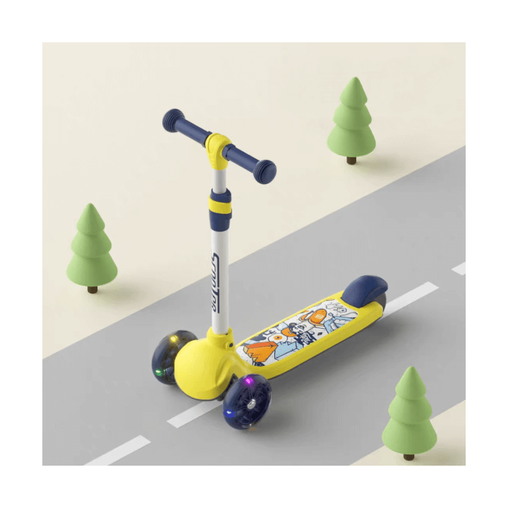 Animo 806T 3-Wheel Kick Scooter with Flashing LED Wheels