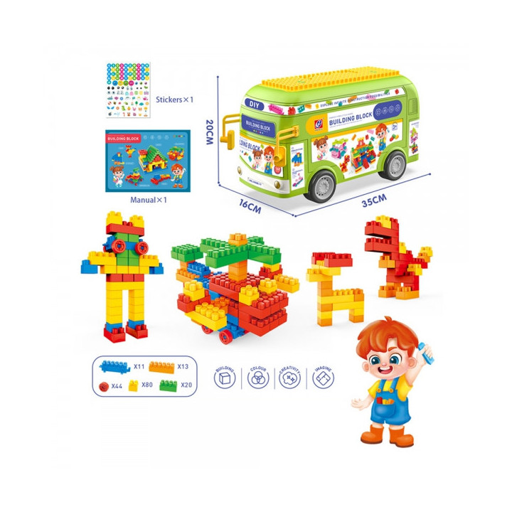 Ultimate Learning Combo: Kids 8-Inch Tablet + Premium 2-in-1 Shape Sorting Bus