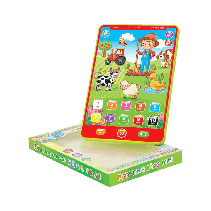 Ultimate Learning Combo: Kids 8-Inch Tablet + Premium 2-in-1 Shape Sorting Bus