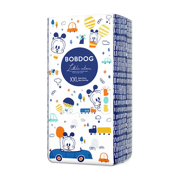 BOBDOG Little Artist Diapers Pull‑Up Pants XL