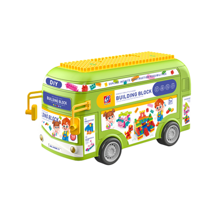 Premium 2-in-1 Shape Sorting Bus – Educational Montessori Toy