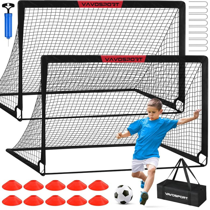 Portable Kids Soccer Goal Set