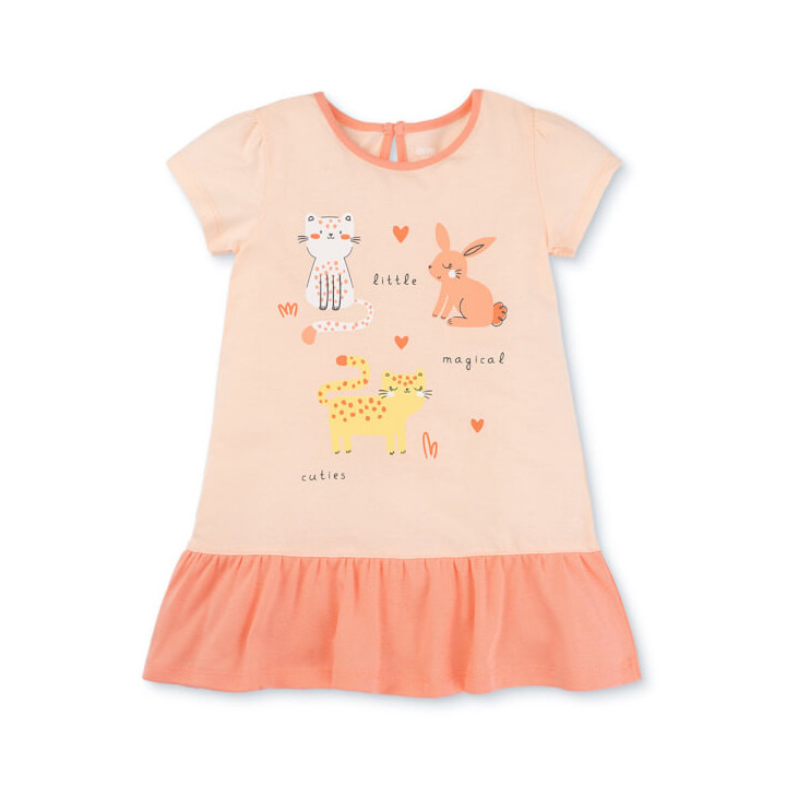 Animo Easy Baby Girls’ Short-Sleeve Dress  (1–4Y)